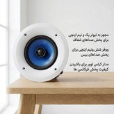 اسپیکر سقفی نایس وویس مدل NICE VOICE IC6 PRO (بلندگو سقفی)