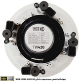 مجموعه کامل اسپیکر سقفی نایس وویس مدل NICE VOICE TW420 + آمپلی فایر لمسی دیواری نایس وویس مدل NICE VOICE B