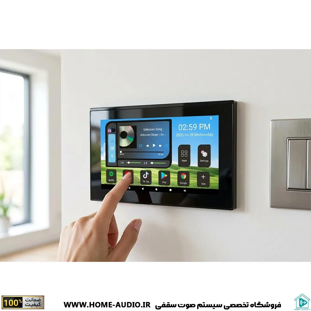 تاچ پنل دیواری هوشمند نایس وویس مدل SA7830