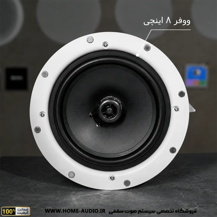 مجموعه 4 تایی بلندگو سقفی بلوتوثی نایس وویس مدل TW840