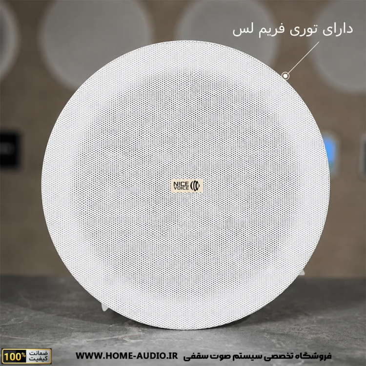 مجموعه 4 تایی بلندگو سقفی بلوتوثی نایس وویس مدل TW840