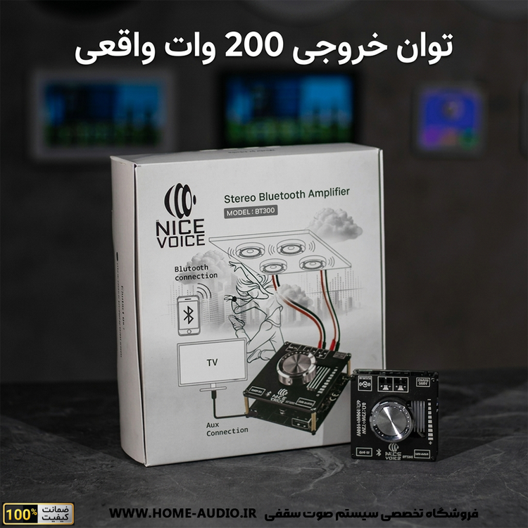 آمپلی فایر توکار بلوتوثی نایس ویس BT200